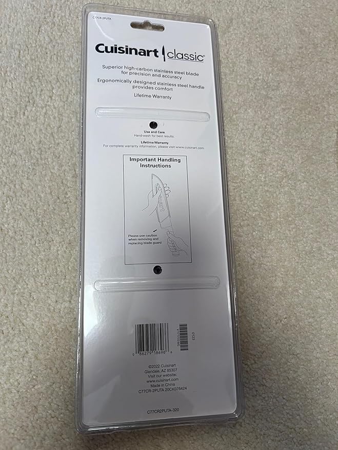 Set Cuchillos Cocina 2 Piezas Acero Inoxidable miniatura 3