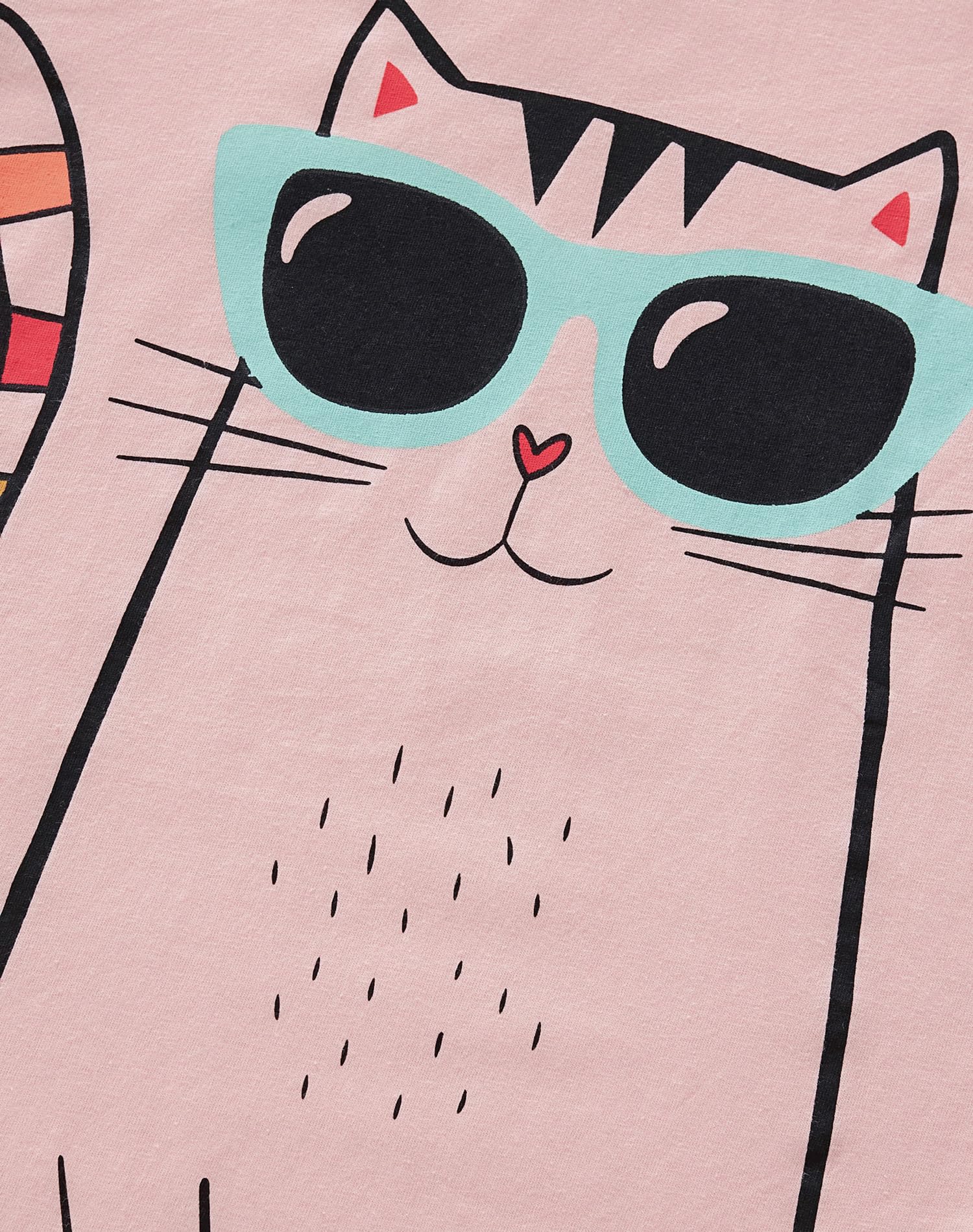 Camisetas de Manga Corta para Niñas T-Shirts Algodón de Unicornio Ropa de Verano para Niña 3-8 Años
