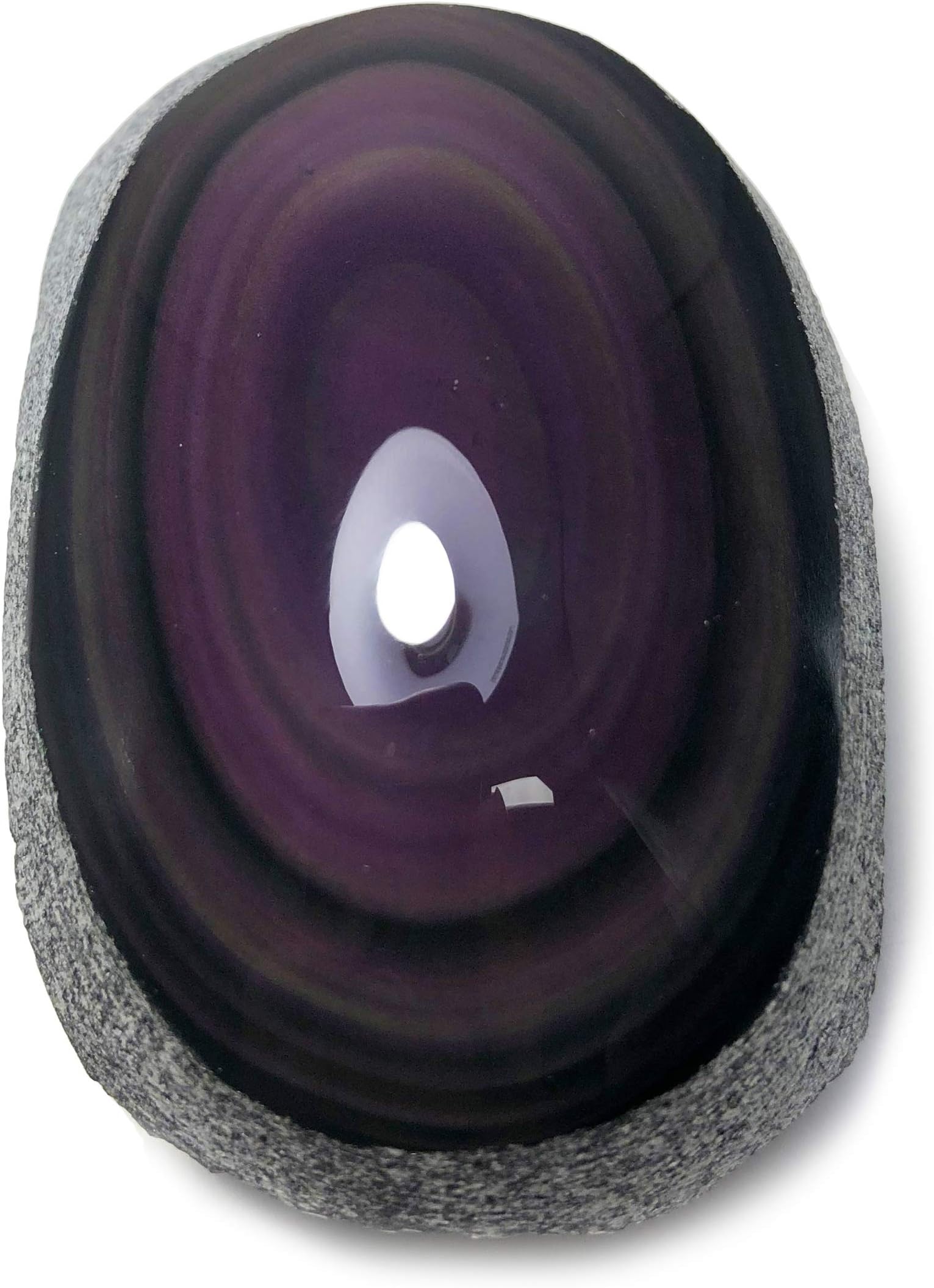 Polar Jade Collectible Egg Shape Rainbow Obsidian Stone for Crystal Therapy Healing Meditation Home Decor