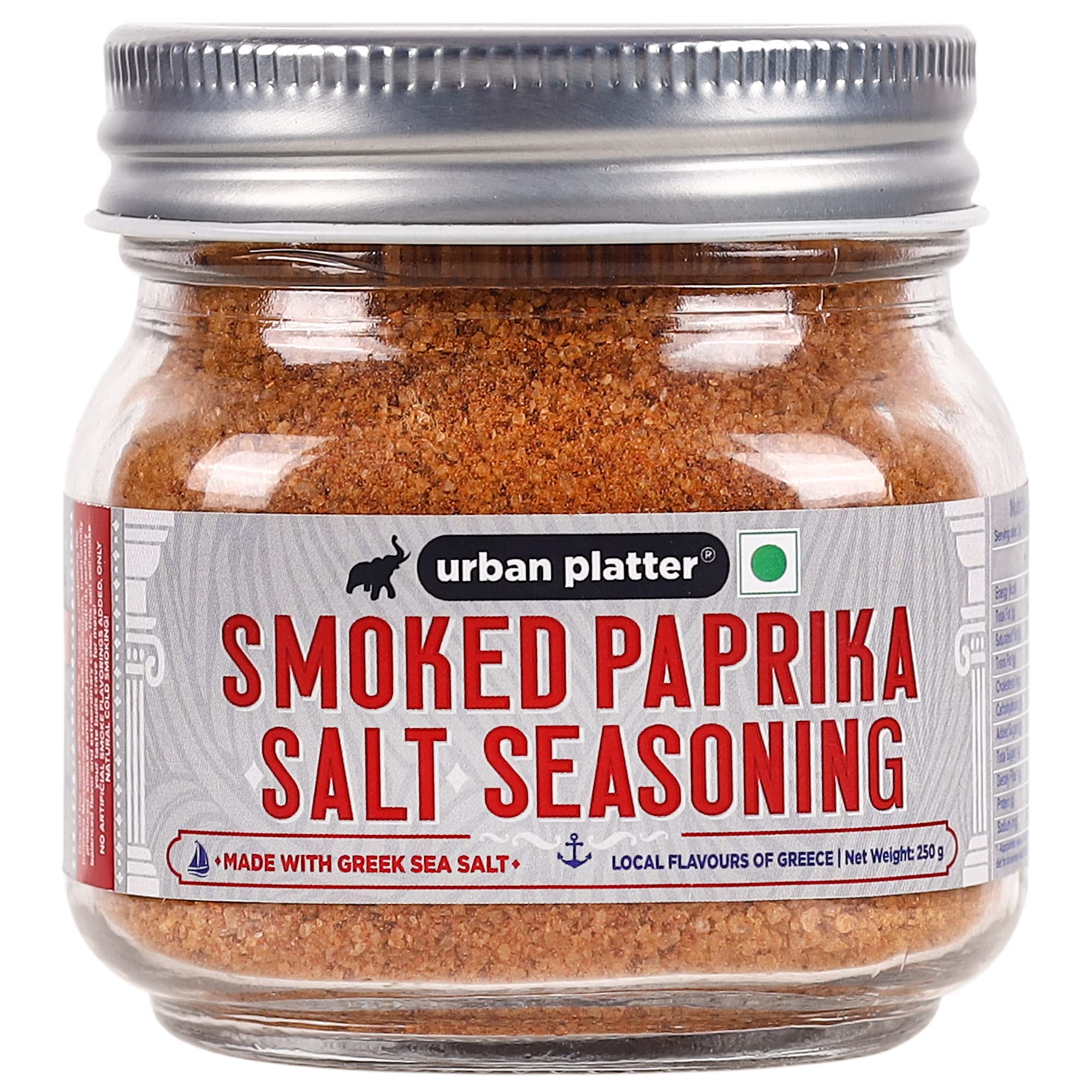 Urban Platter Smoked Paprika Salt Seasoning, 250g (Product of Greece, Greek Sea Salt, Naturally Cold Smoked, Season Vegetables) (B0BQ6KFVQ2) Amazon Price History, Amazon Price Tracker