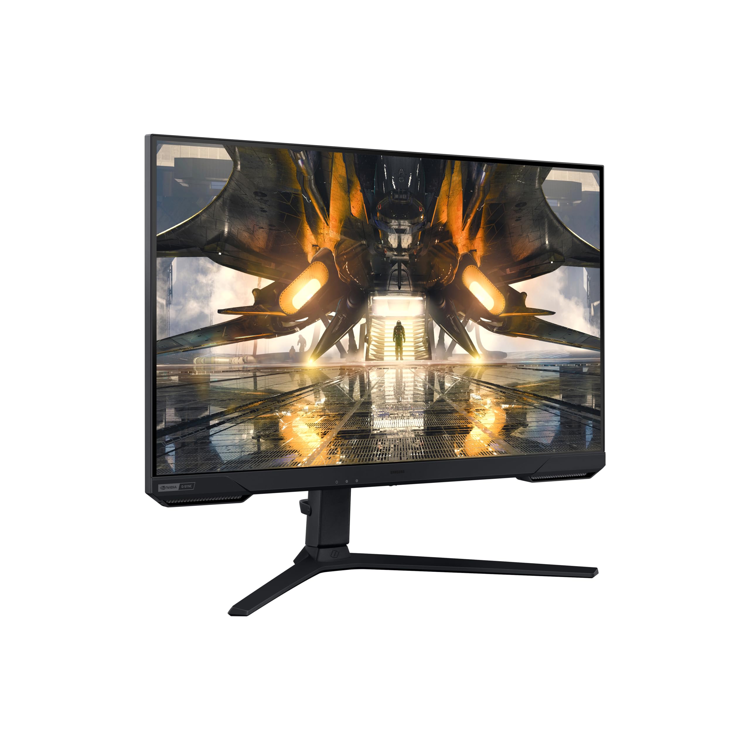 Samsung Ecran PC Odyssey G50A -32'' 165Hz, 1ms, Dalle IPS, Résolution WQHD 2560x1440, 2500:1, 300cd/m2, Compatible G-SYNC, AMD FreeSync Premium, Pied Ajustable,HDMI, DisplayPort