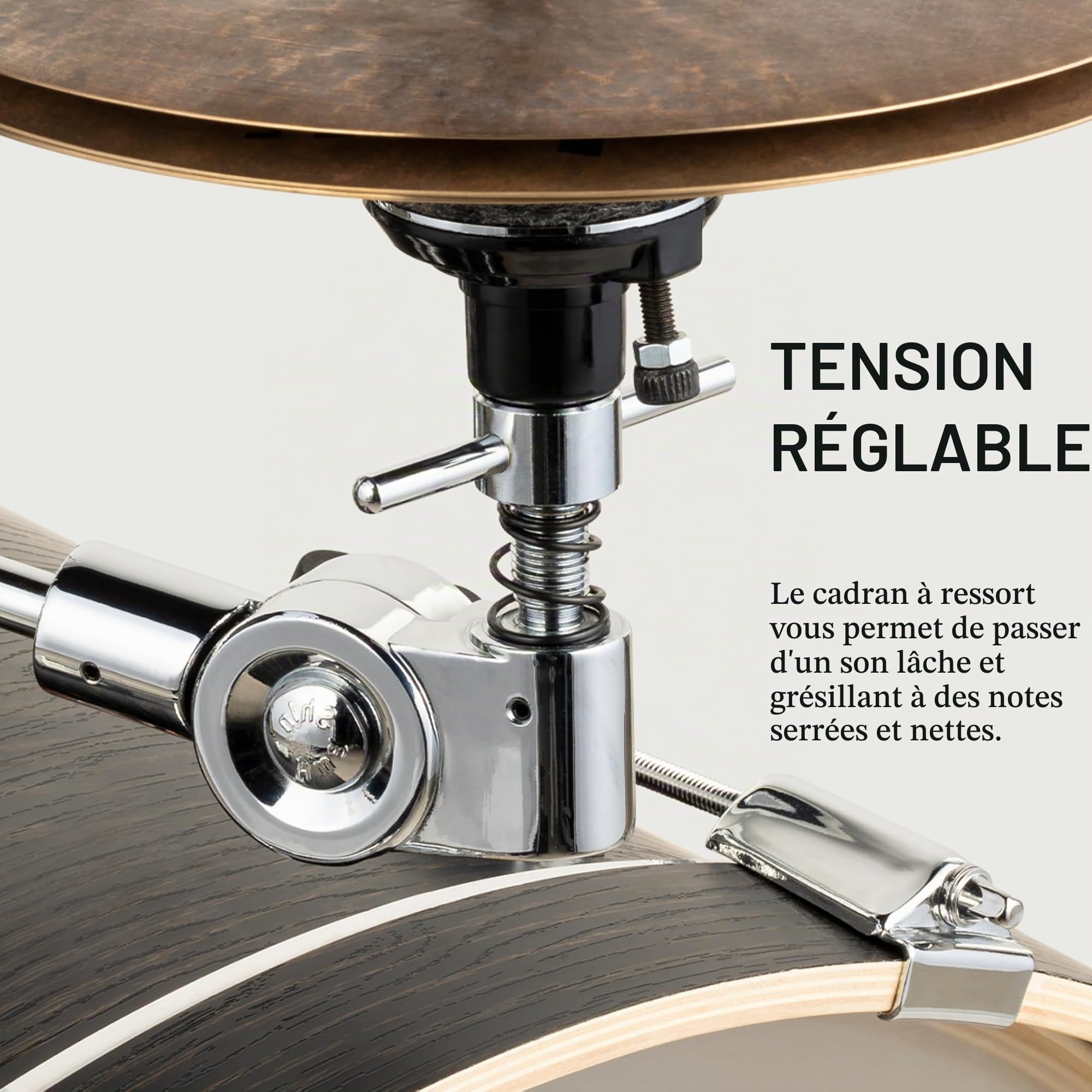 Meinl MXH X-Hat Support de cymbale avec tension, hauteur et angle réglables