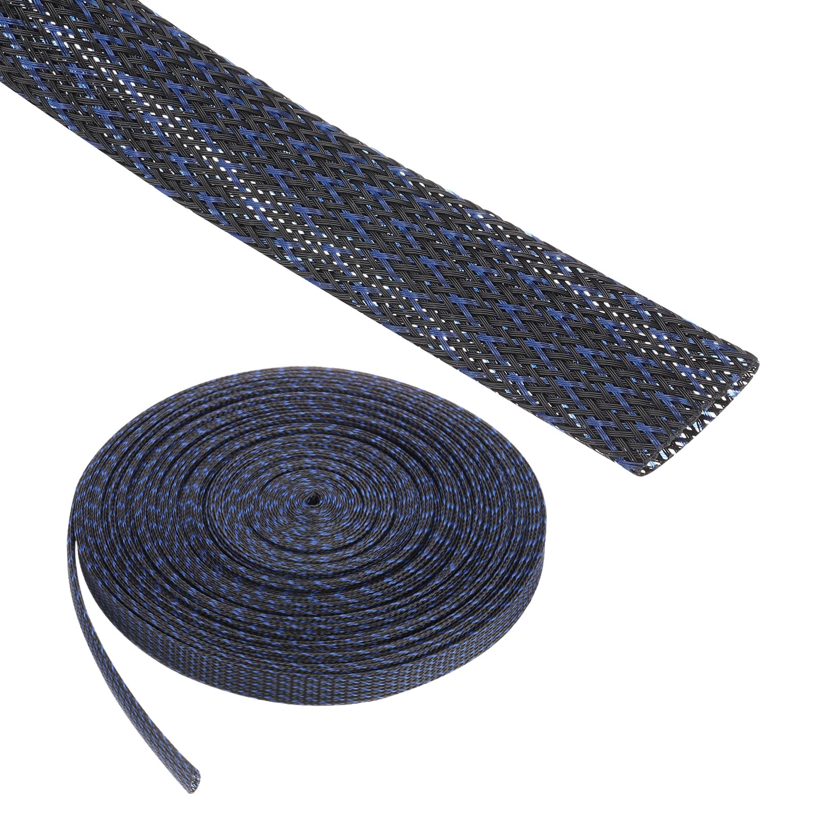 Rebower 100ft PET Expandable Wire Loom 1 Inch