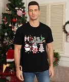 KESIHAN Men’s Funny Christmas T Shirt Santa – Fun holiday graphic design