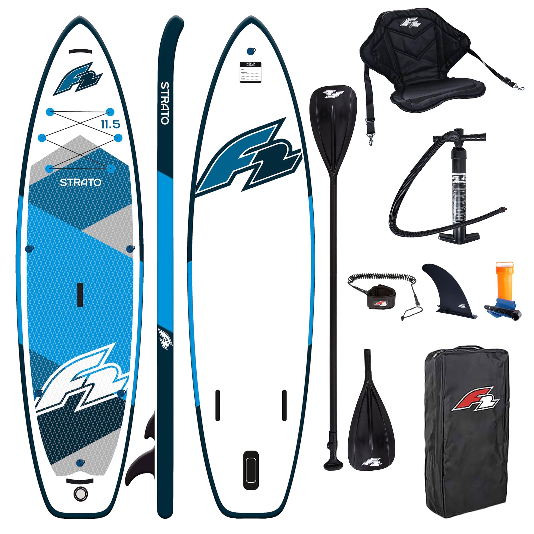 SUP F2 Strato Combo nadmuchiwana deska surfingowa dla początkujących i zaawansowanych z akcesoriami