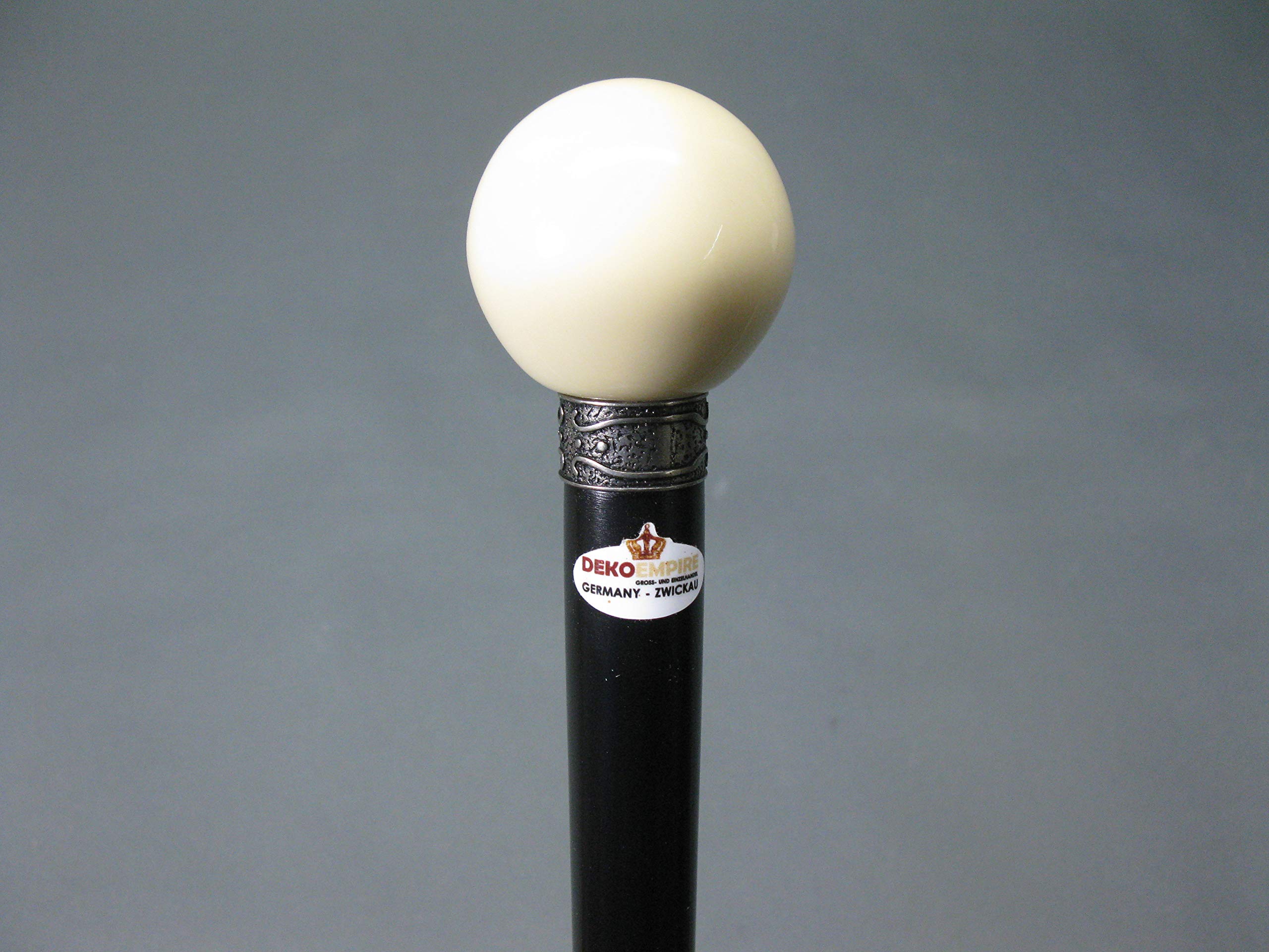 Elegante bastone da passeggio in legno con manico in legno, 92 cm