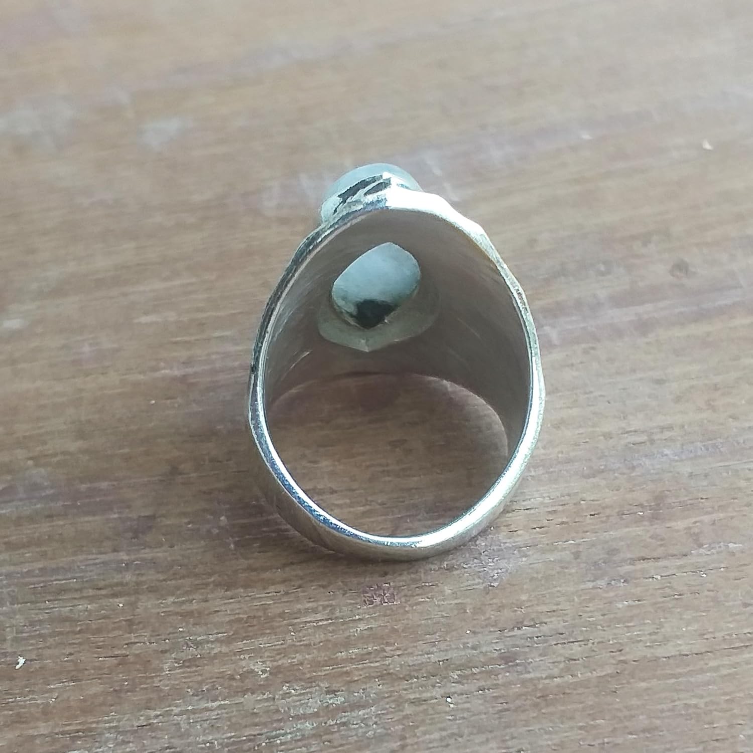 Beautiful Handmade Moonstone Ring, 92.5 Silver Field Ring, Moonstone Jewelry, Marquies Stone RIng, Hammered Design RIng, Halloween Gifts, Christmas Gifts
