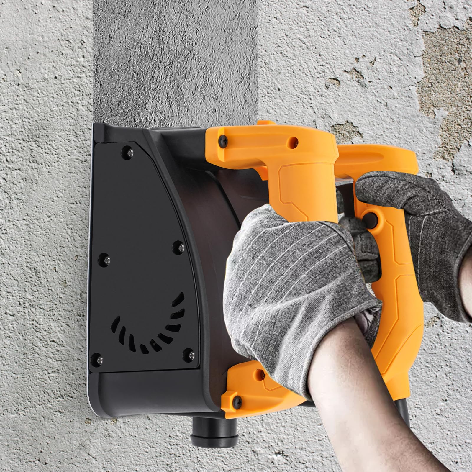 Fresa da 1200 W, per lavori di ristrutturazione, per intonaco, per piastrelle, ceramica, cemento, sabbia argillosa, calcare, vetro