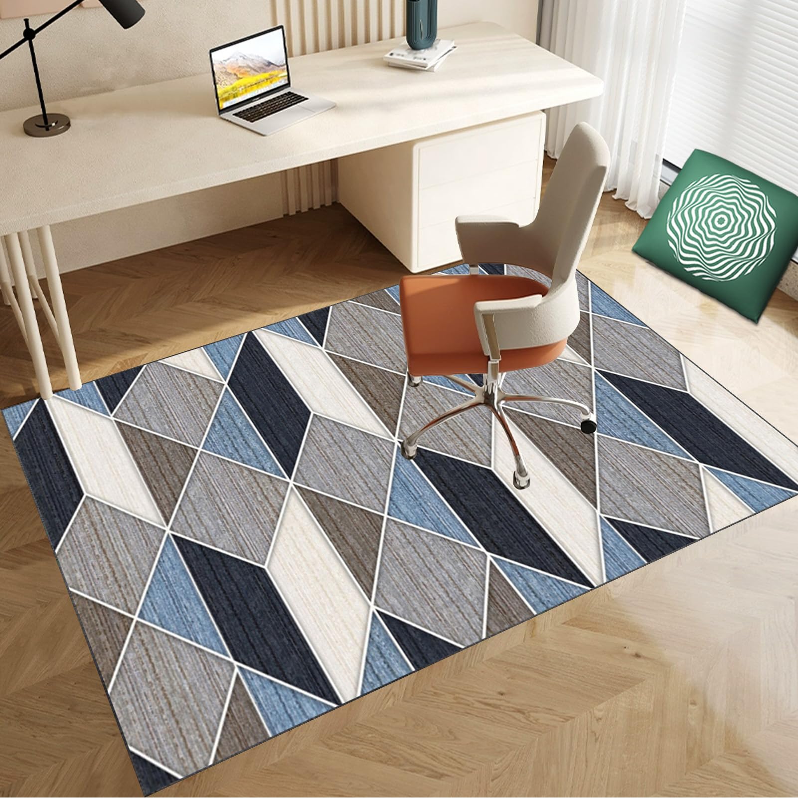 Office Chair Mat for Carpet & Hardwood Floors - 70 x 110 cm Non-slip Gaming & Office Chair Mat