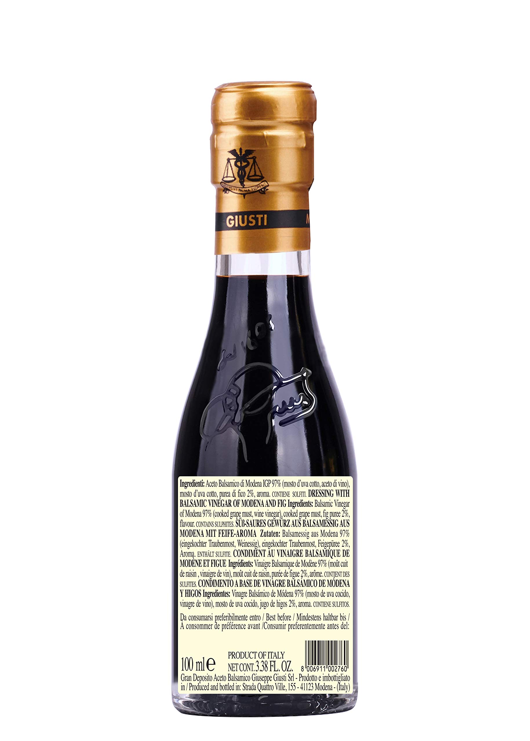 Giusti - Tris Balsamico mit Trüffel, Feige, Himbeere (3 x 100 ml)