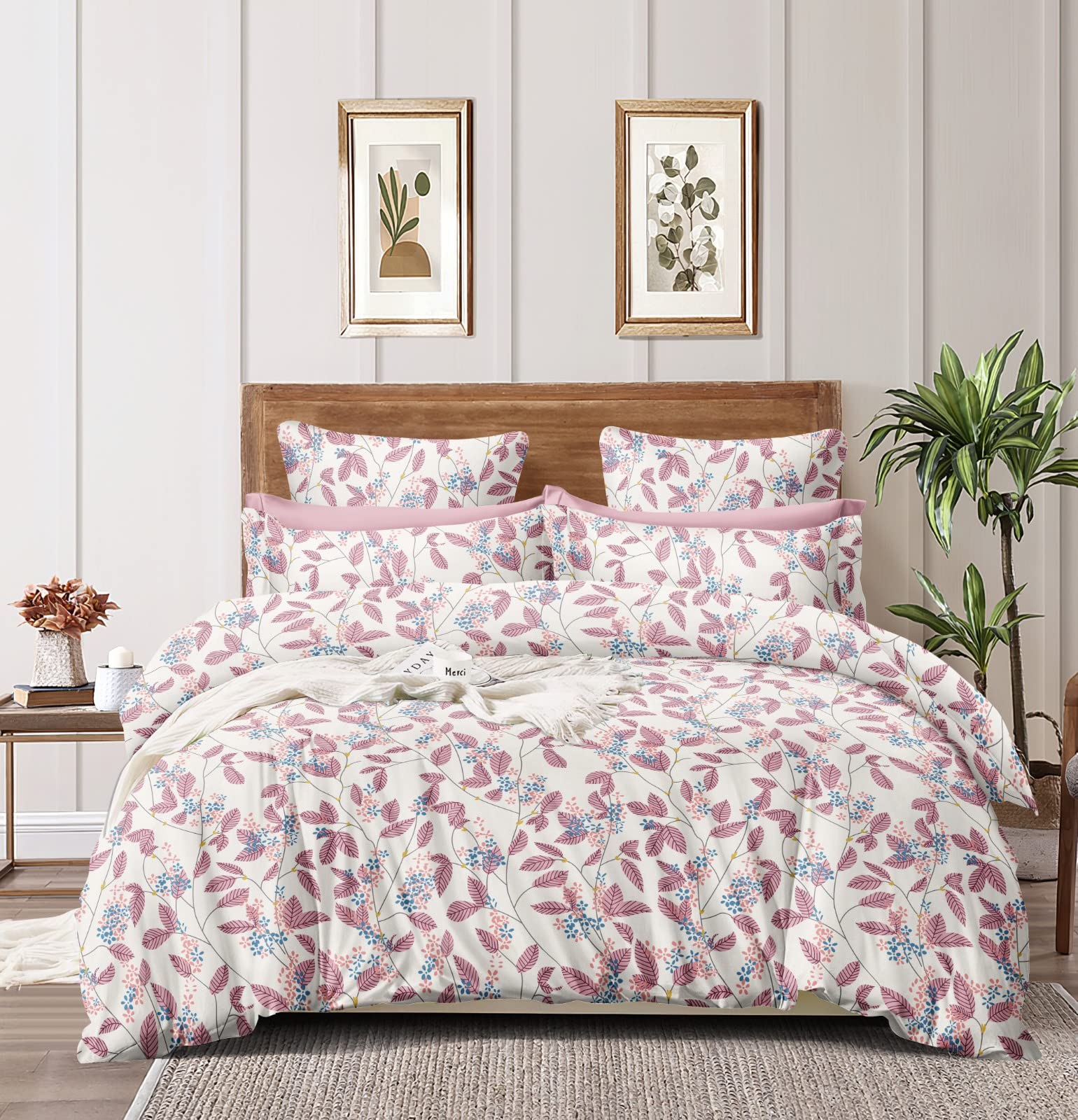 See full amazon price history chart for DECOR2ADMIRE 300 Thread Count All Round Elastic Fitted Cotton Queen Size Printed Double Bedsheet with Two Pillow Covers for Home 90 Inches x 100 Inches 60" x 78" (White Floral) DECOR2ADMIRE 300 Thread Count All Round Elastic Fitted Cotton Queen Size Printed Double Bedsheet with Two Pillow Covers for Home 90 Inches x 100 Inches 60" x 78" (White Floral) (B0C9K7PM4S) Amazon Price History, Amazon Price Tracker