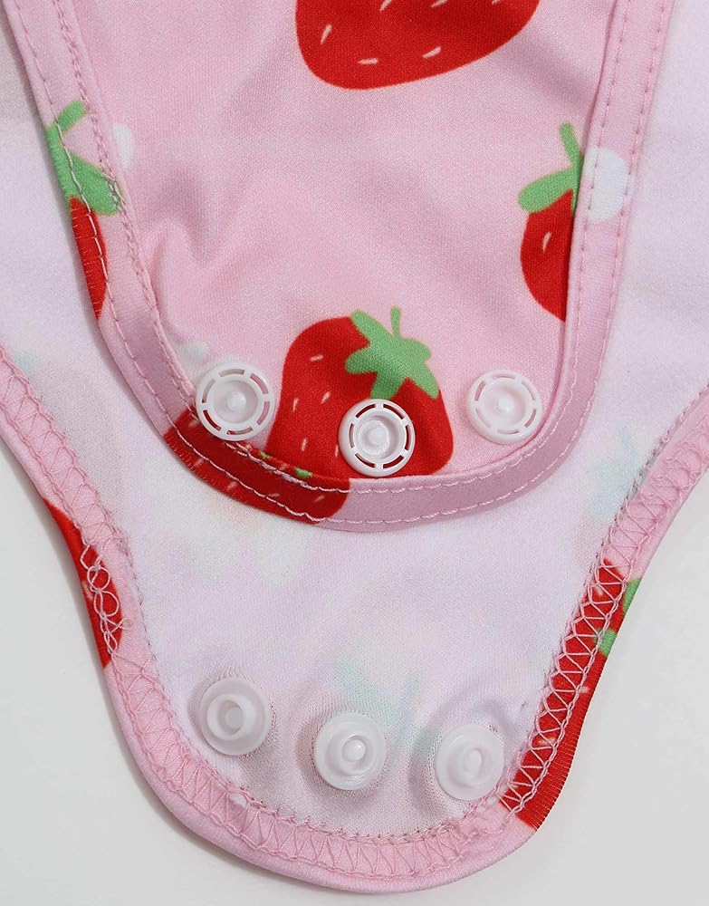 Amazon.com: Mobbunny Women's Romper Pink Bodysuit Crotch