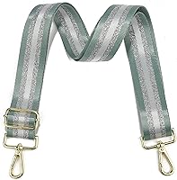 Vista 55 de Correa para bolso, accesorios plateados, correas anchas para bolsa, correa de hombro ajustable para bolsos