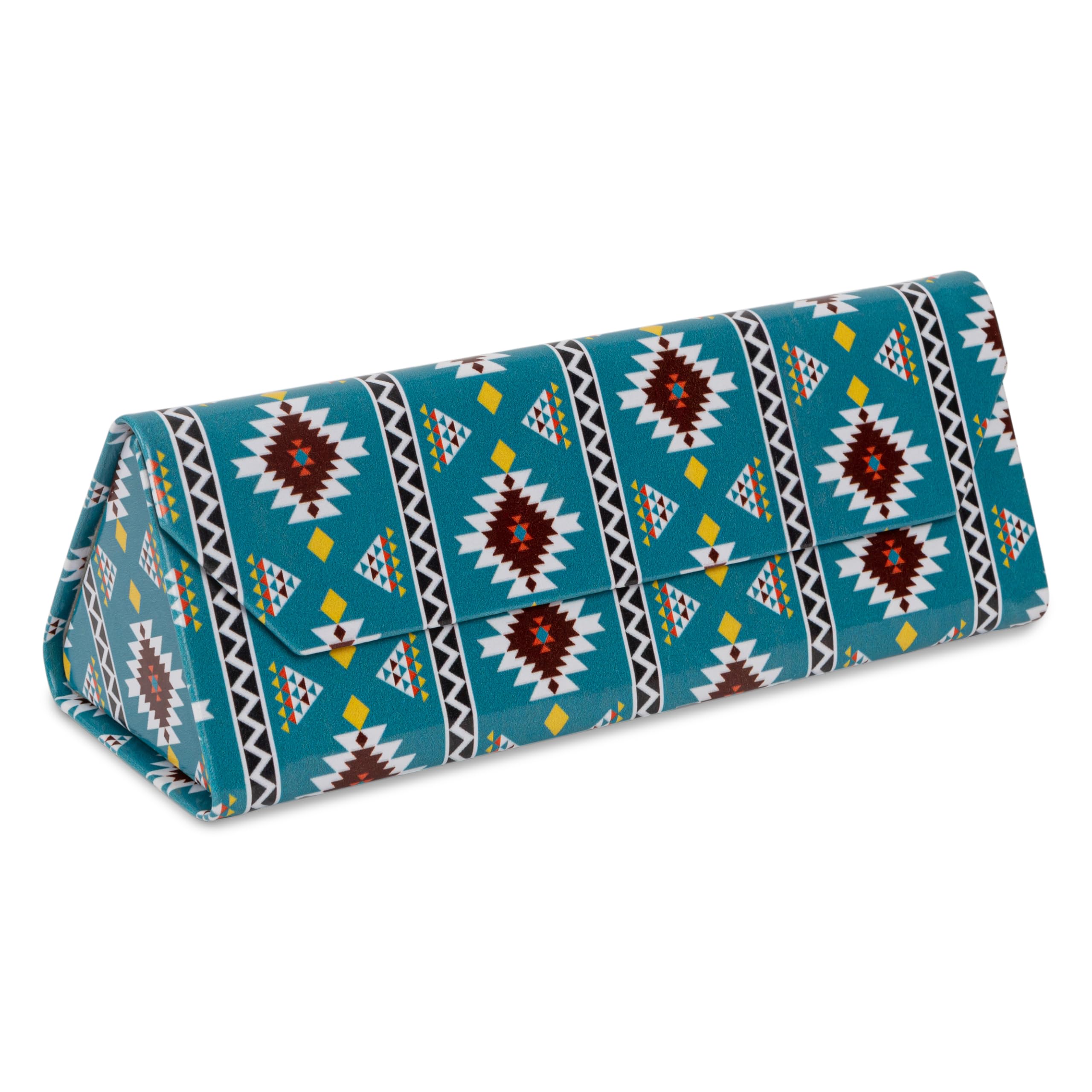 Aztec Print Hard Shell Glasses/Sunglasses Case