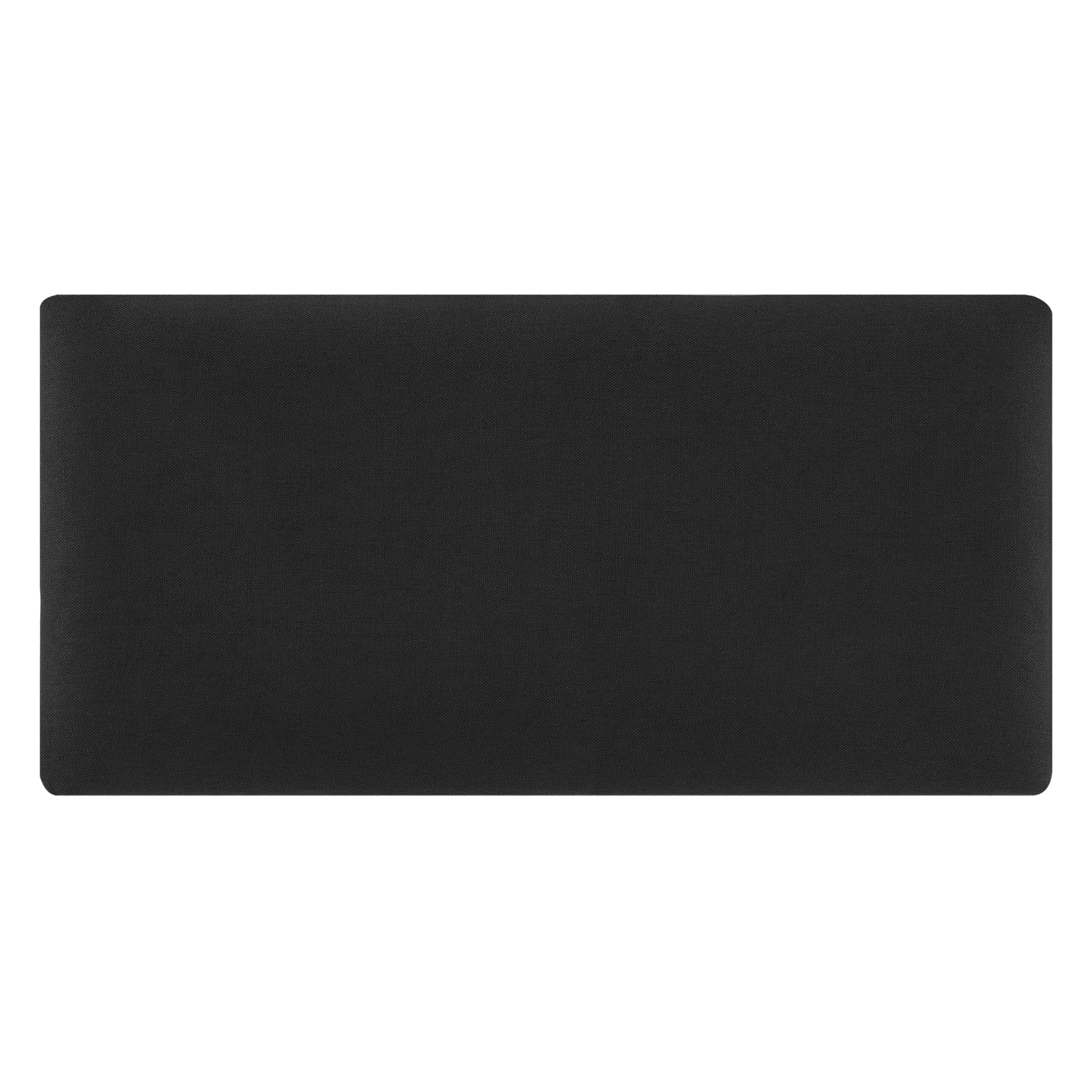 [neu.haus] Set di 3 Pannelli Murali Imbottiti Pannelli Decorativi Acustici per Parete 3 Pezzi da 60x30 cm Rivestiti in Tessuto - Nero