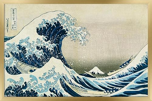 Vista 34 de Trends International Póster de pared The Great Wave (22.375 x 34 pulgadas)