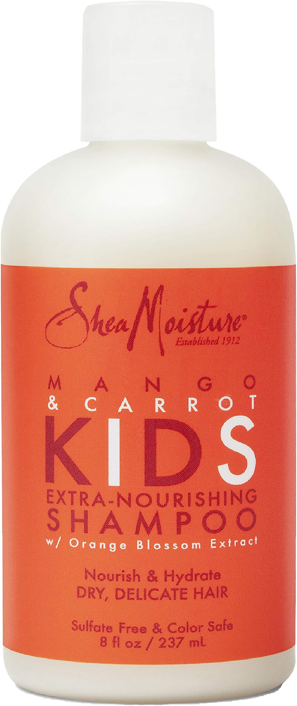 Sheamoisture Extra-Nourishing Shampoo for Kids Mango Carrot with Shea Butter 8 oz