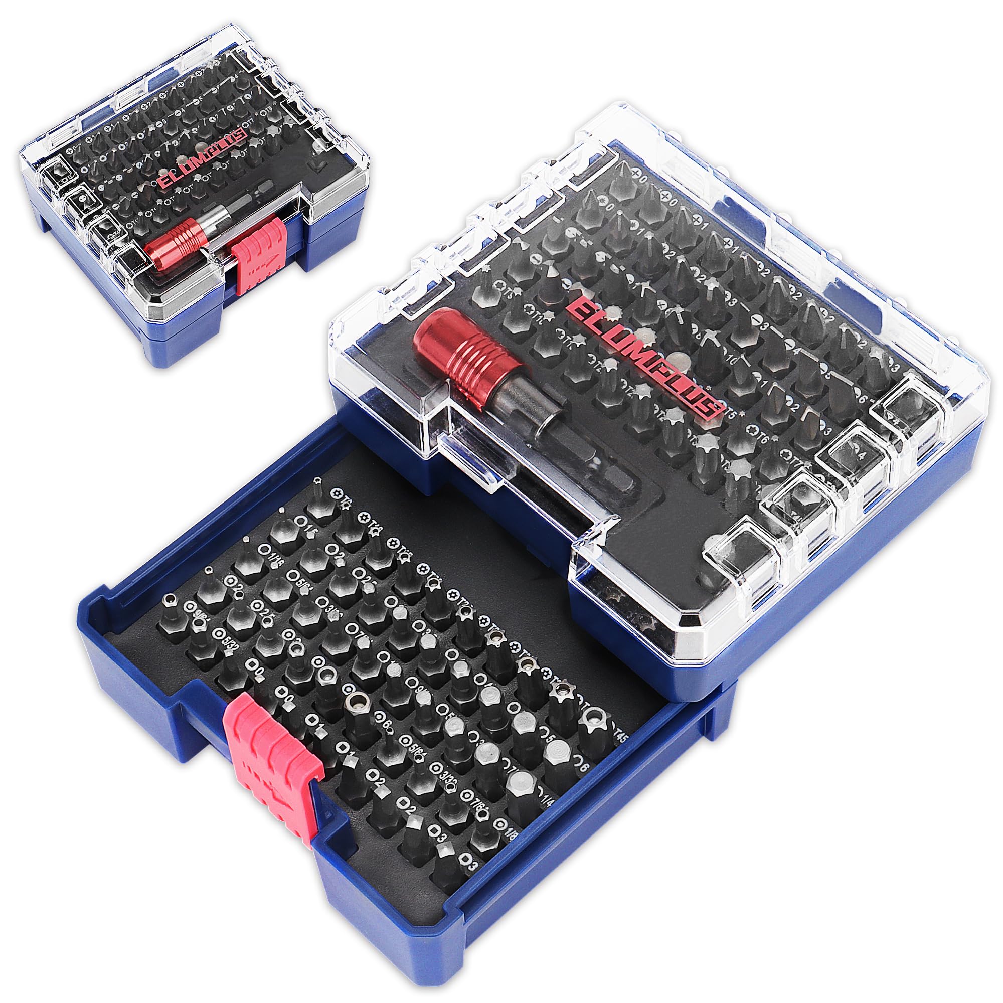 ELUMPLUS 102PCS Screwdriver Bit Set, 1/4