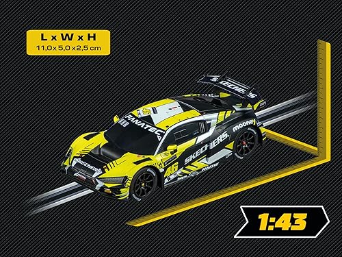 Miniatura 3 de Carrera 64230 Audi R8 LMS GT3 Valentino Rossi No.46 escala 143 ranura analógica coche carreras vehículo GO!!! Slot Car Toy Race Track Sets