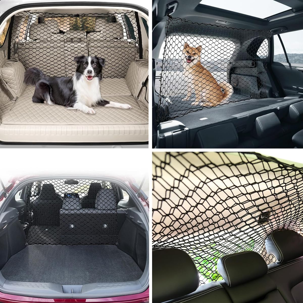 車用犬用ネットバリアのために BMW 640i Gran Coupe, 耐久性 2層メッシュで設計120*90CM バリアネット車の