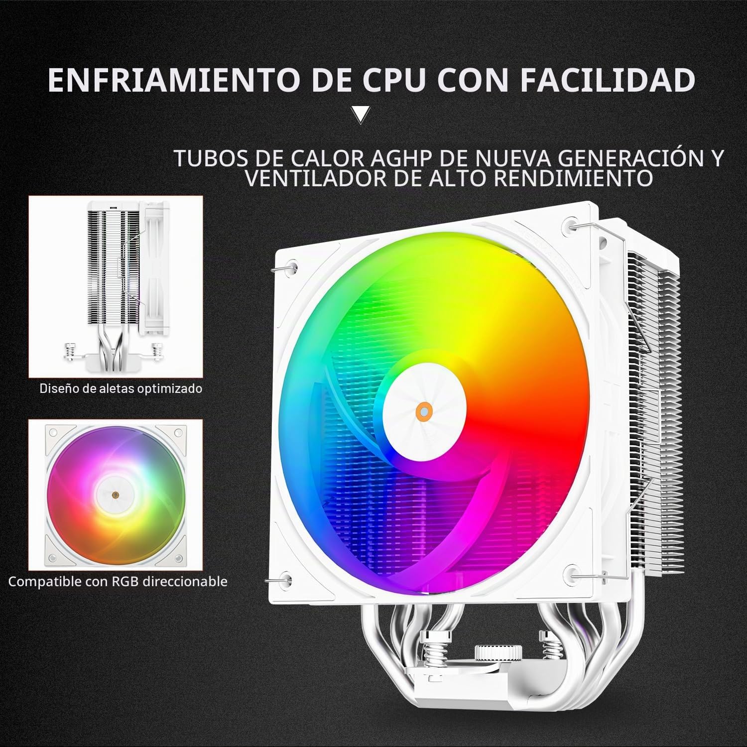 TR Assassin X 120R Digital ARGB Negro Enfriador de cubierta superior de pantalla digital, TL-P12-S PWM Enfriador de aire silencioso, compatible con AM4/AM5, Intel LGA1851/1700/115X/1200