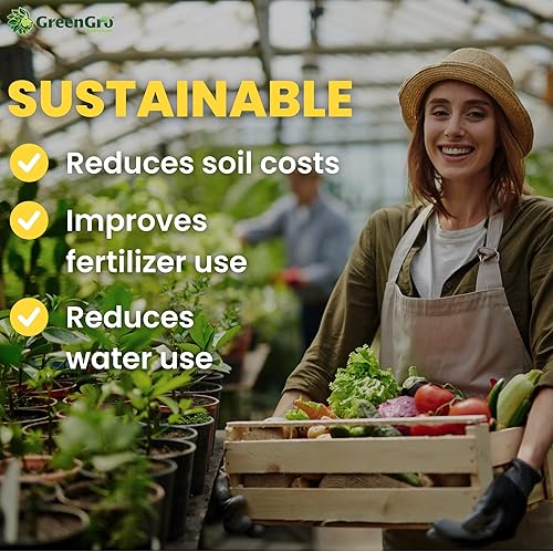 Miniatura 4 de GreenGro Earthshine - Mezcla de biochar y ácido húmicocarbón activadosecuestros de carbonorefuerzo de suelo orgánico, suelo superior, alimentos