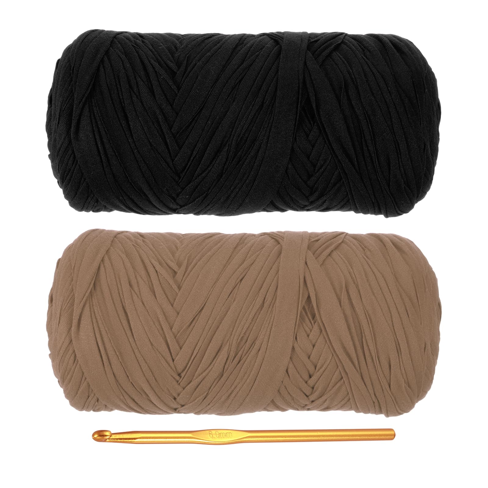 PATIKIL T-Shirt Yarn for Crocheting with 1 Crochet Hook