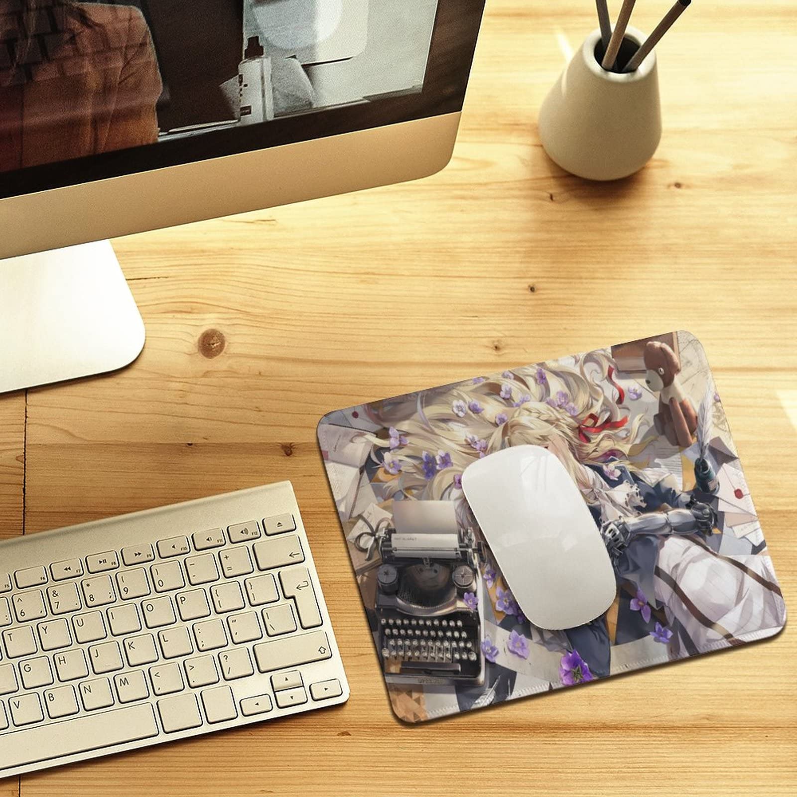 Amazon.co.jp: ヴァイオレット・エヴァーガーデンゲーミングマウス