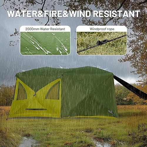 Miniatura 5 de TIMBER RIDGE Tienda de campaña desplegable instantánea para 468 personas, fácil instalación de 60 segundos, resistente a la intemperie, tienda de