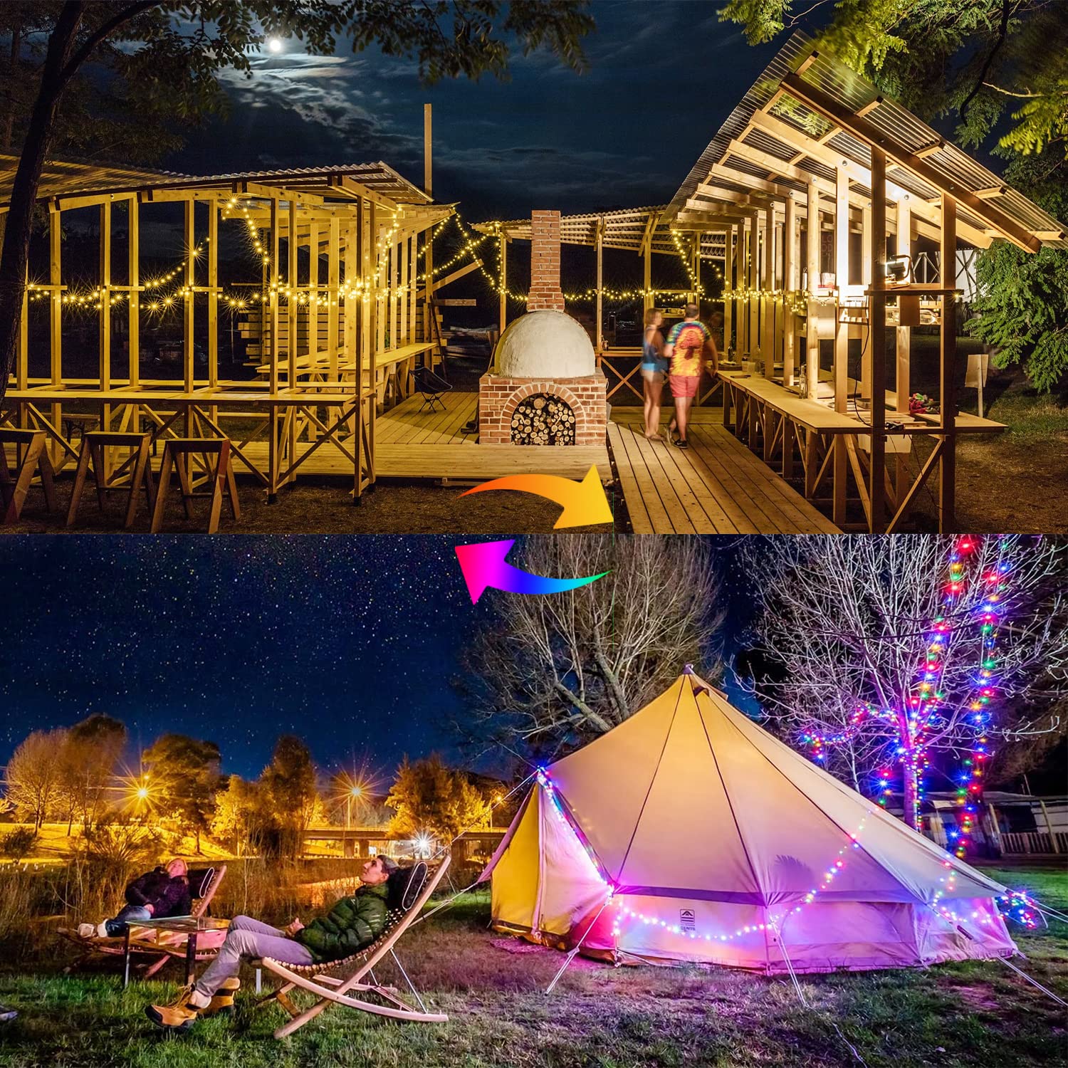 Jmexsuss Pack Color Changing Fairy Lights Battery Operated Total