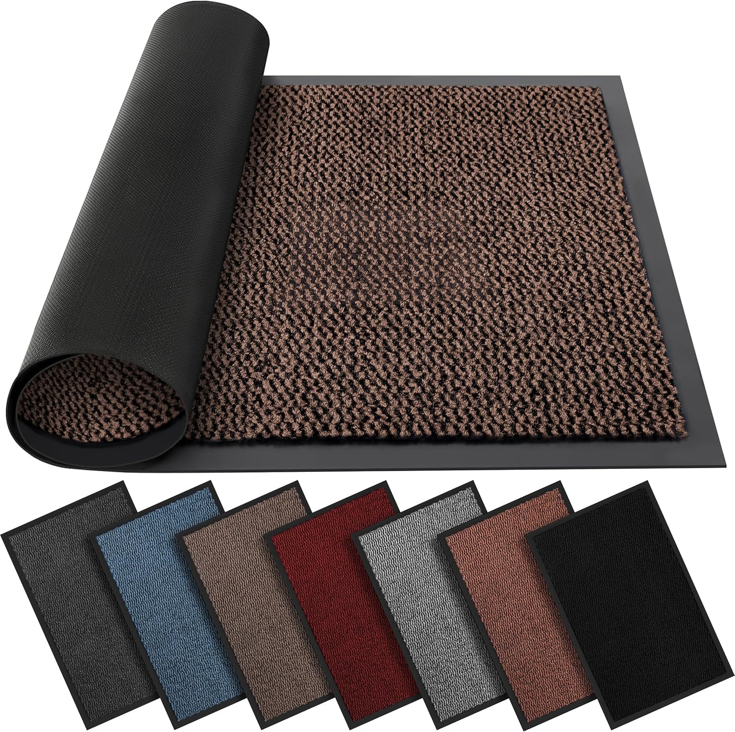 BLADO Barrier Mat Non Slip Door Mat Rubber Mats Floor Mats Kitchen Rugs Washable Light Weight Rubber Multi Color And Sizes Heavy Duty