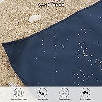 Vista 5 de Toalla de microfibra Rainleaf perfecta para viajes y gimnasio y camping. Secado rápido - Super absorbente - Ultra compacta - Liviana. Adecuada