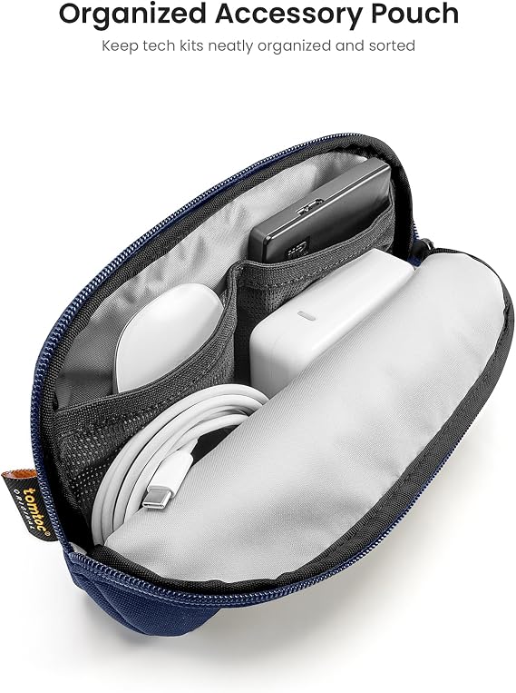 tomtoc 360 Protective Laptop Sleeve Set for 14-inch MacBook Pro M5 Pro/Max (2026) A3426 A3427 A3434 M4/M3/M2/M1 A3112 A3401 A3185, Water-Resistant Lapop Case Bag with Accessory Pouch for Dell XPS 14