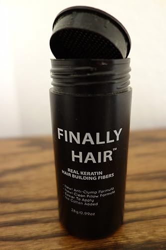 Miniatura 3 de Relleno de cabello Finally Hair, 8.82 onzas, para ocultar la pérdida de cabello, repuesto adecuado para Finally Hair, Toppik Nanogen Xfusion, Caoba