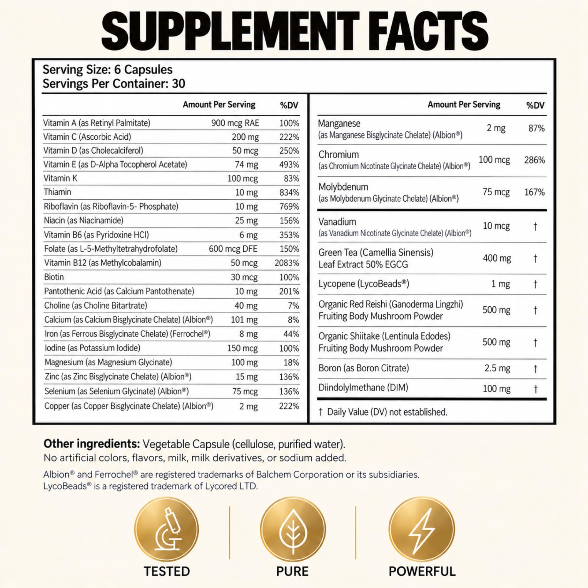 HPD Rx ONE Physician Formulated Immune Support Supplement, 180 Caps, 1-Pack — Amazon image 8