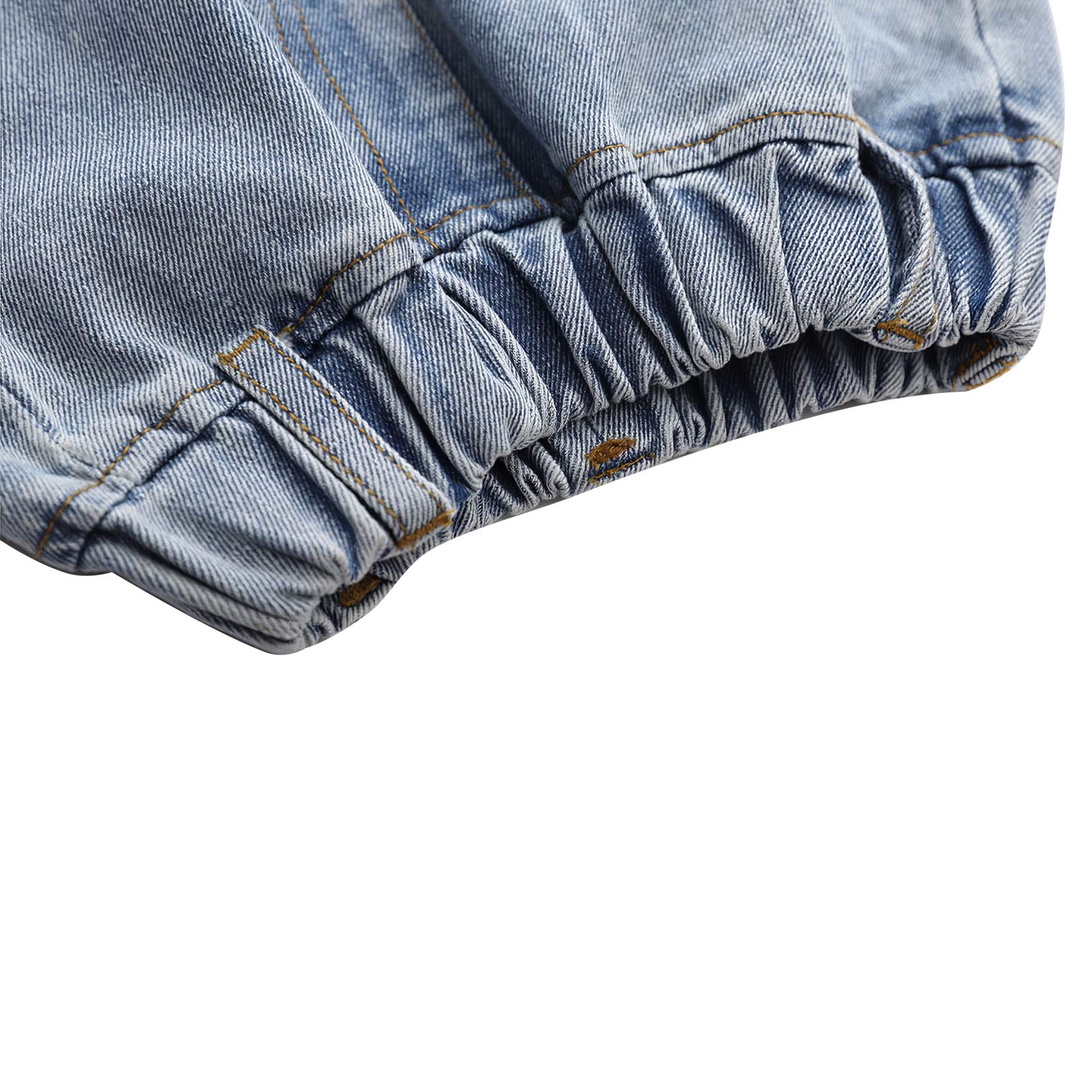 amropi Filles Ensembles Pantalon et Haut Sweats à Capuche Survêtement Jeans Jogging Vêtement pour 3-15 Ans
