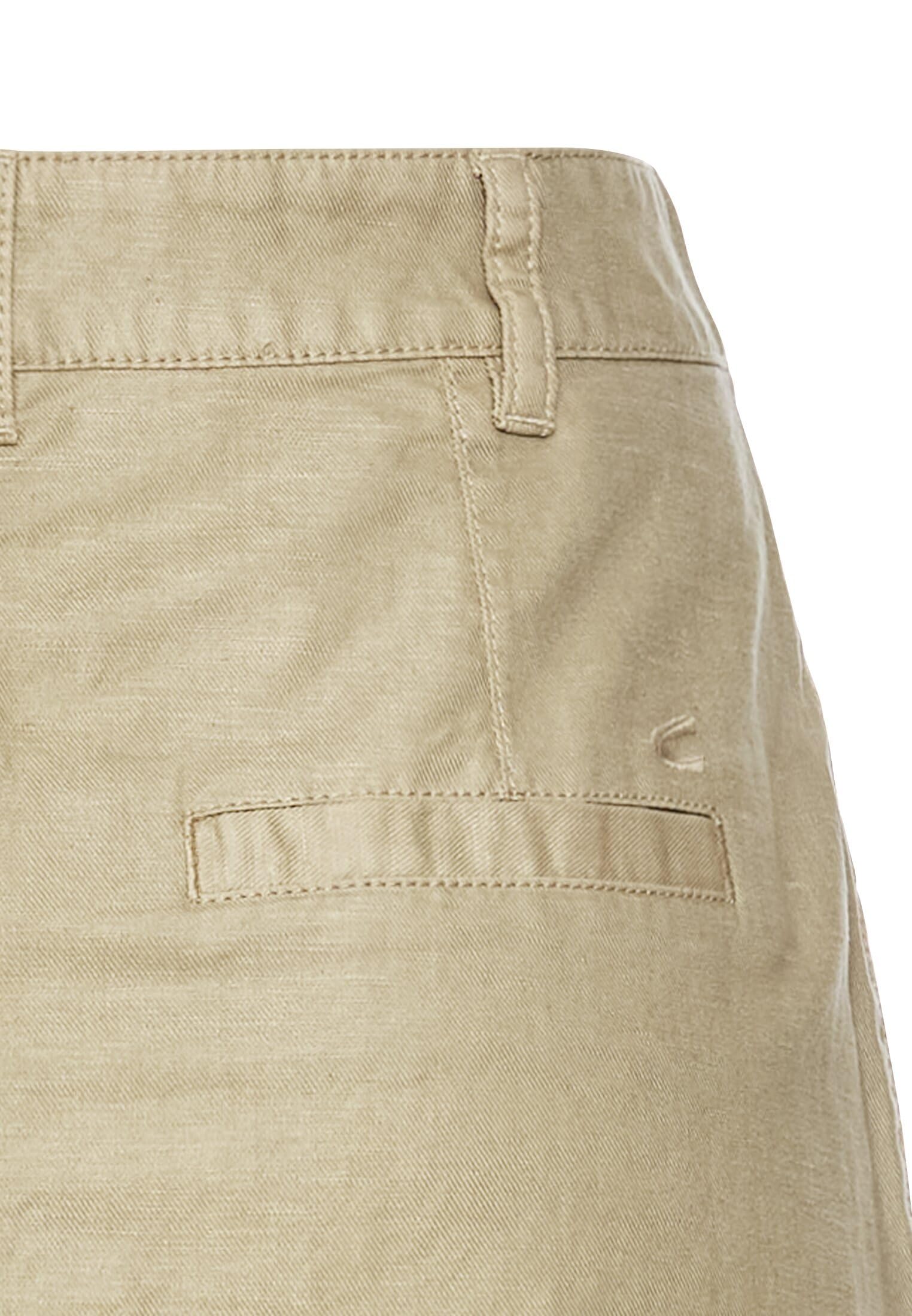 camel active Damen Rock aus einem Leinenmix