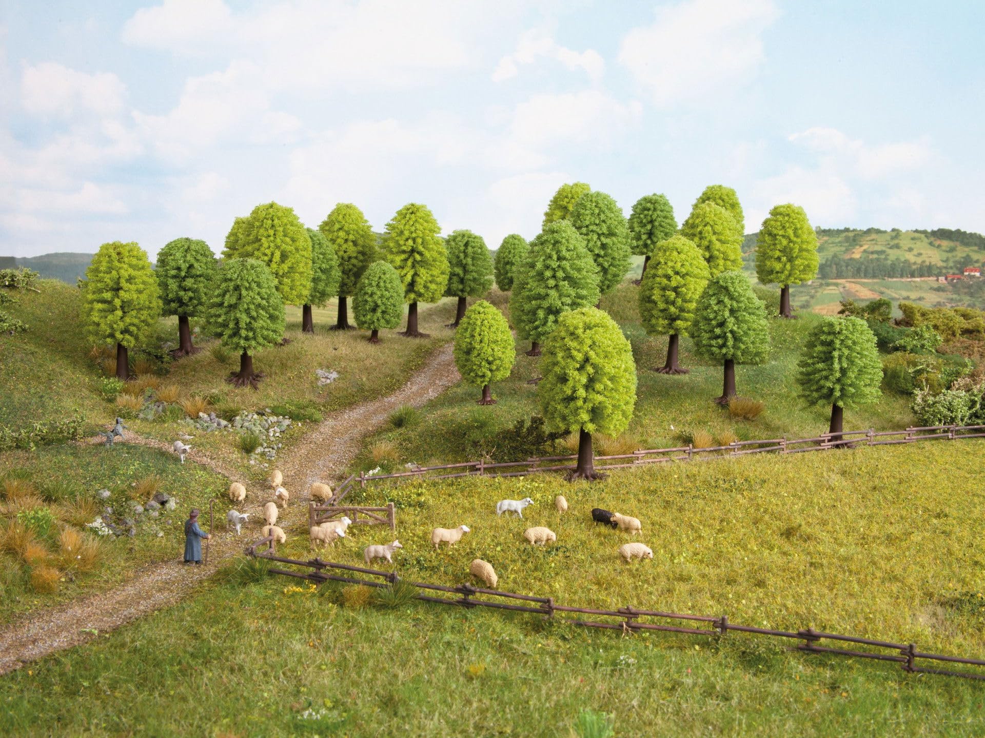 Noch 26901 5-9 cm Deciduous Trees Model (10-Piece), Grün, Small - Image 2