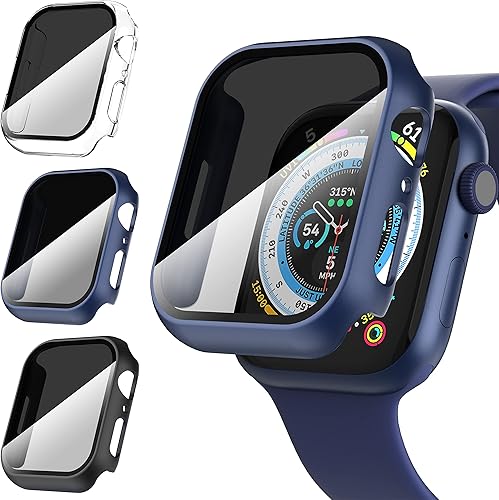 Vista 74 de Suoman Paquete de 3 fundas protectoras de pantalla de privacidad para Apple Watch Ultra 3/2/1 de 1.929 in (antimiradas), funda de vidrio templado