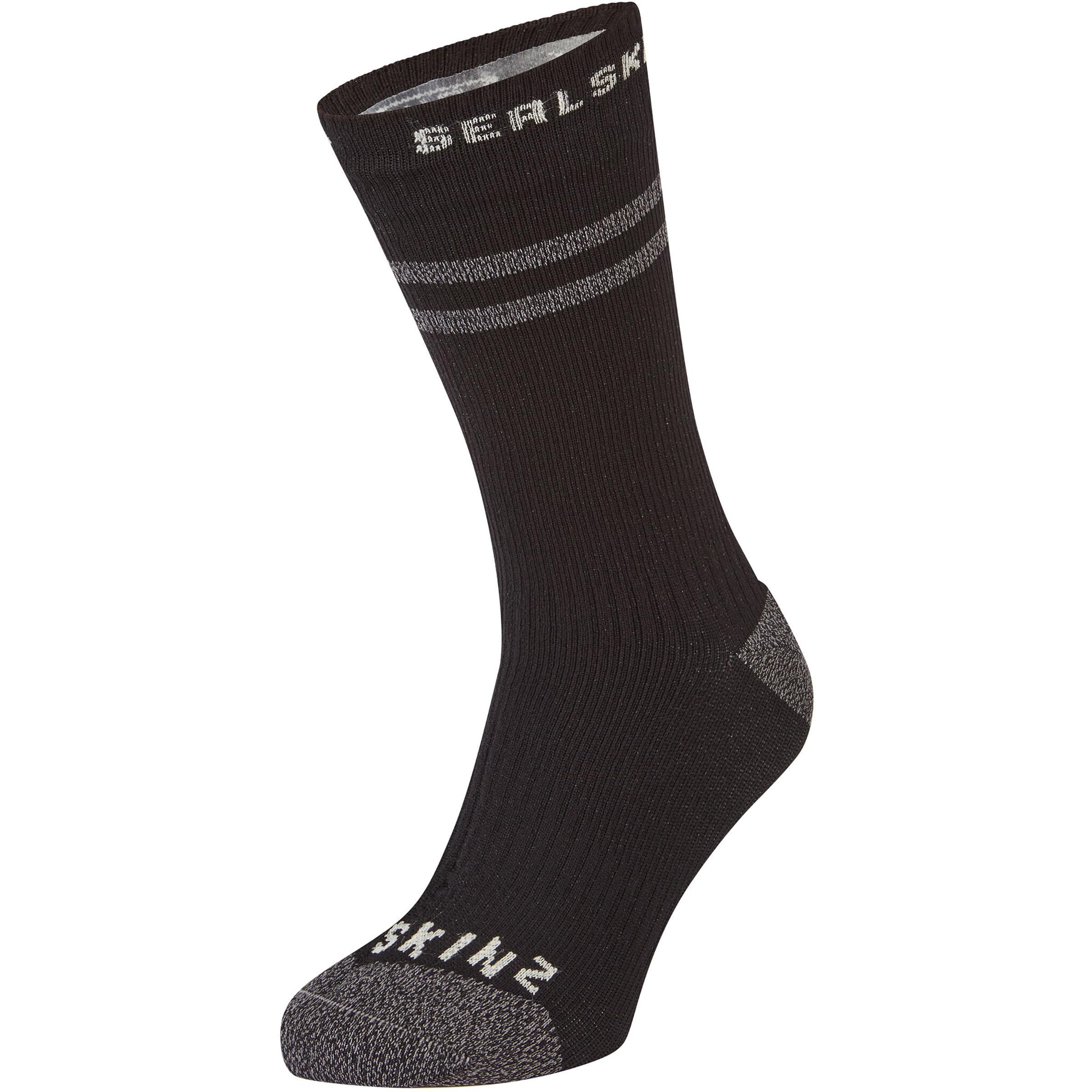 Sealskinz Unisex Scoulton Socks, Black, 47