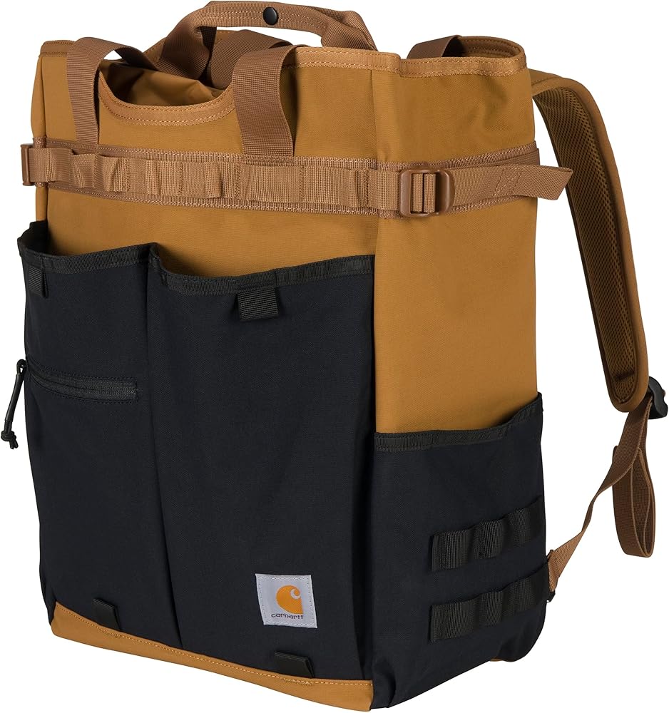 Amazon.com: Carhartt 28L Nylon Cinch-Top Convertible Tote Backpack