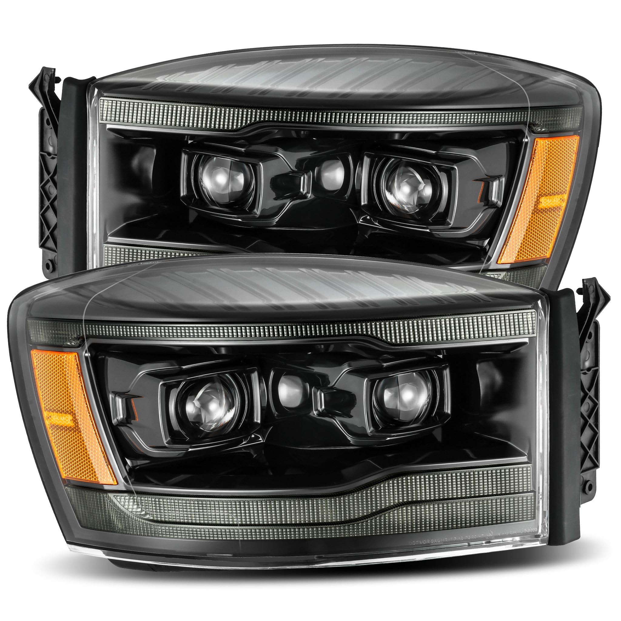 AlphaRex USA 880533 LUXX Series LED Projector Headlights fits Dodge Ram 1500