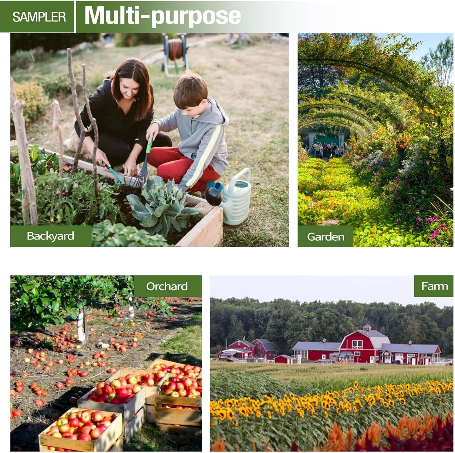 Soil Probe 16 Inch with 2 Bags, Soil Sample Probe with Ejector for Lawn House Plants, T-Handle Soil Sampler Probe Rod, Stainless Steel Soil Test Kits Tool for Soil Sampling