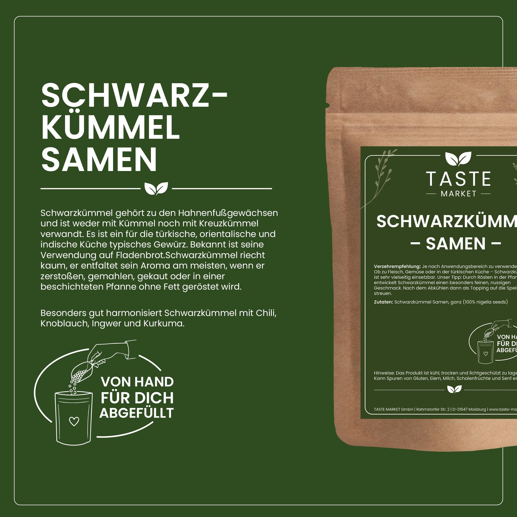 Schwarzkümmel Samen 10 kg GRÖSSENAUSWAHL | rein Schwarz Kümmel Samen Saat schwarz | nigella sativa | Schwarzkümmelsamen