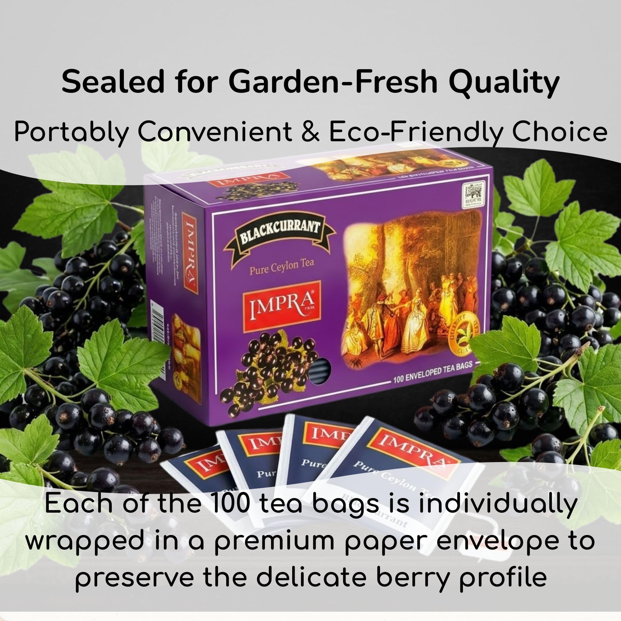 Amazon.com : Impra Blackcurrant Flavored Ceylon Black Tea – 100