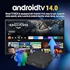 Android 14 TV Box 2026, 8K Ultra HD con 2GB RAM 16GB ROM RK3518 WIFI6 | Android 14 OS, decodificación 8K Ultra HD, CPU Quad-Core A53, WiFi 6 2.4/5.8GHz, Bluetooth 5.4 5