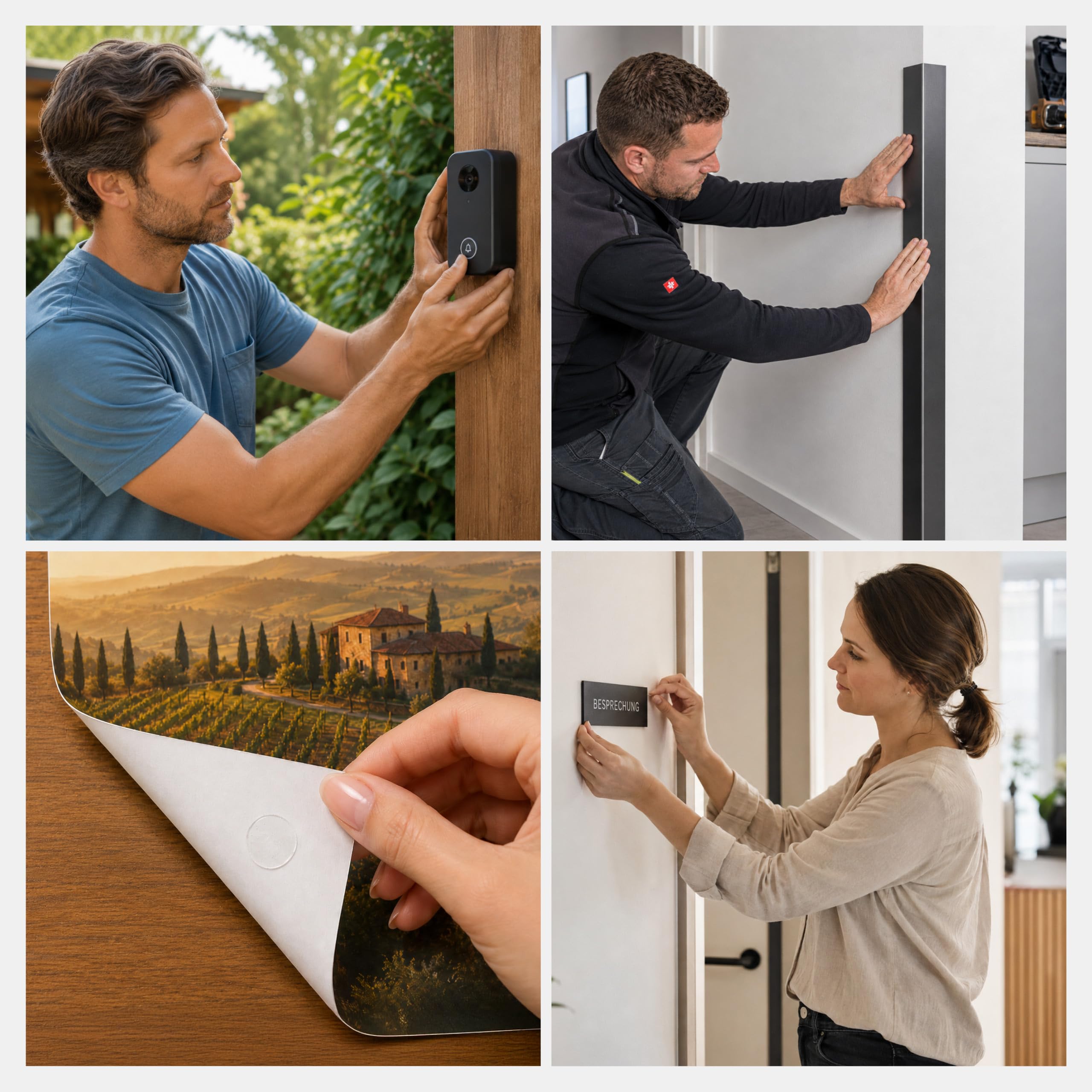 Klebeshop24 ACRYLAT KLEBEPUNKTE DOPPELSEITIG (Ø 20 mm, 1 mm Dicke, 2500 Stück)