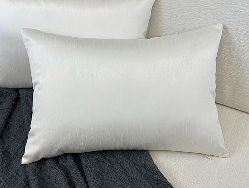 Vista 355 de Aiking Home - Funda de almohada de seda sintética, cierre de cremallera, juego de 2