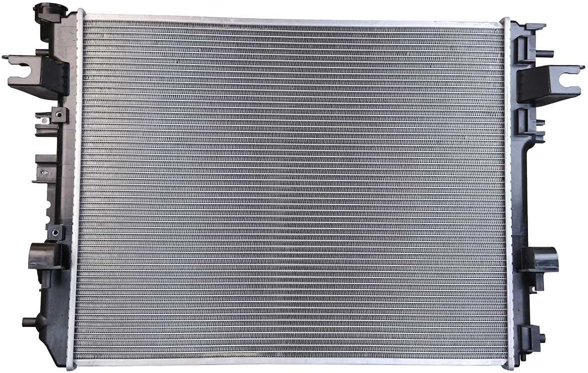 AutoShack RK1733 Radiator Replacement for 2009 2010 2011 2012 2013 2014 2015 2016 2017 2018 Ram 1500 2010-2013 Ram 2500 3.6L 3.7L 4.7L 5.7L V6 V8 4WD RWD