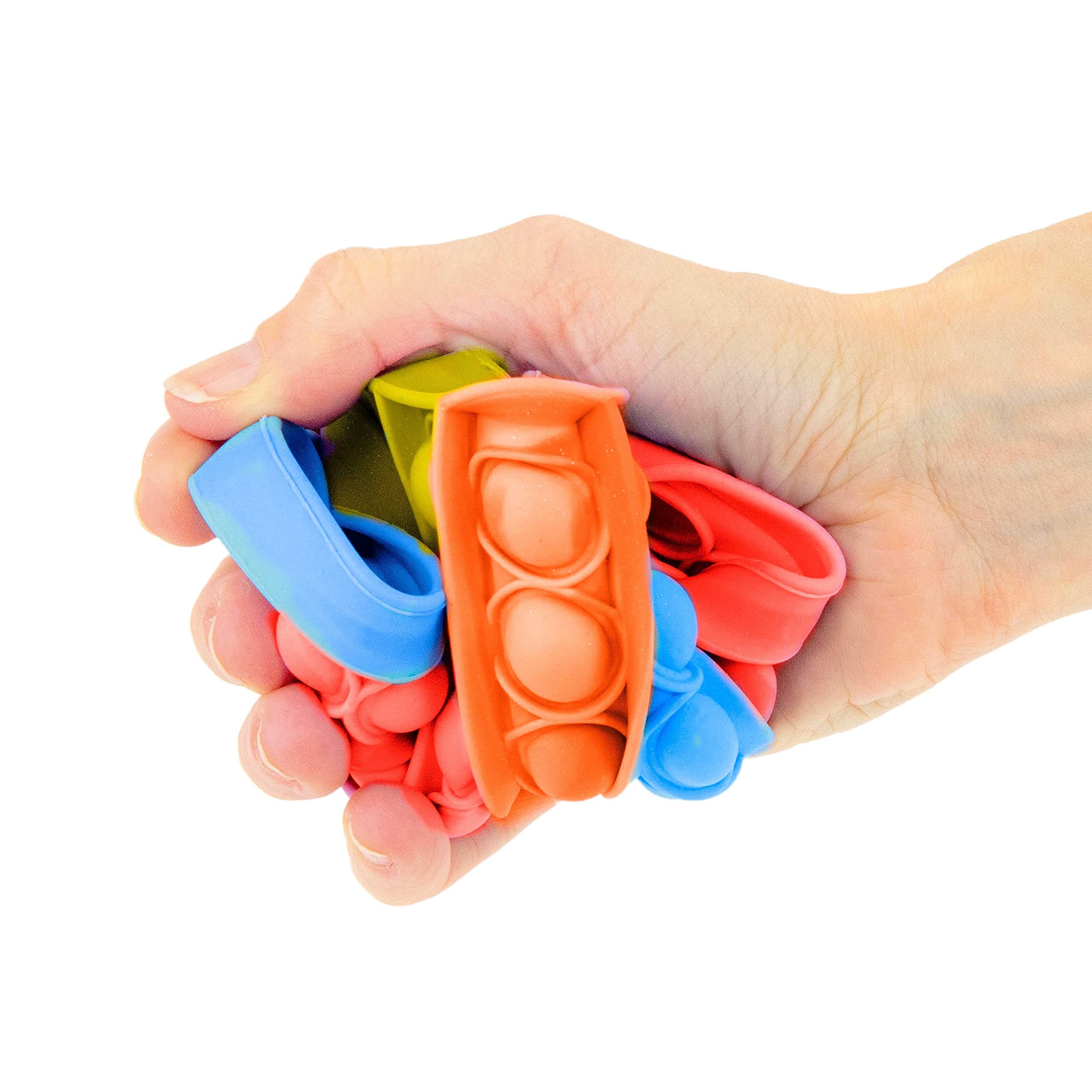Press N Pop PressNPop koło Craze Maxi XXL Fidget Toy zabawka sensoryczna antystresowa dla dzieci i dorosłych zestaw bąbelków w kształcie koła, kolorowe motywy 37430, piękne kombinacje kolorów